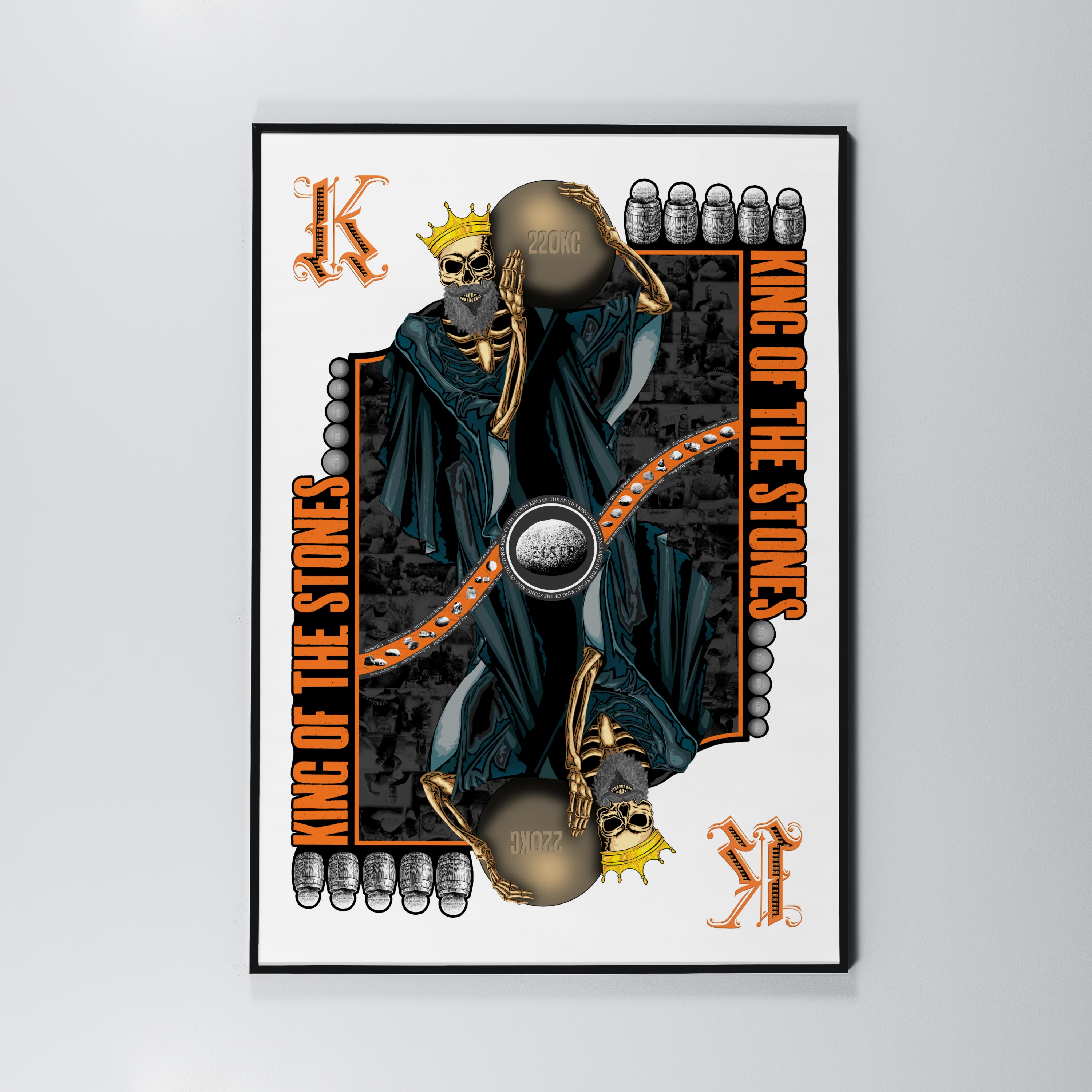 King of The Stones Poster (A2)